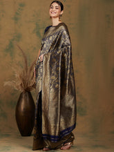 Womens Fashion Ethnic Navy Blue Color Sarees-MLSHWSA1175NBL0ONE